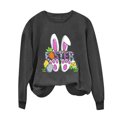 thumbnail image 2 of EGNMCR Easter T-Shirts Imprimés pour Femmes T-Shirts Graphiques T-Shirts pour Femmes T-Shirt à Col Rond pour Femmes Haut à Manches Longues Imprimé Easter Chandails T-Shirt pour Femmes, 2 of 5