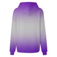 thumbnail image 4 of Timegard Sweatshirts for Women Plus Size Zipper Hoodies Pullover Gradient Color Fall Casual Loose Tops, 4 of 4