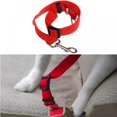 thumbnail image 2 of Linen Purity Adjustable Car Safety Seat Belt Harness Restraint Lead Travel Clip For Pet Dogs, 2 of 9
