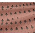 thumbnail image 4 of oneOone Cotton Jersey Dark Peach Fabric Tree & Geometric Block Sewing Craft Projects Fabric Prints By Yard 58 Inch Wide, 4 of 4