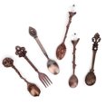 thumbnail image 3 of Vintage Food-grade Vintage Spoon, Fruit Fork, Long Handle Easy To Clean, 3 of 8