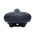 thumbnail image 3 of S SERENABLE Comfort Bike Saddle Solid Steel Rail Dual Spring Big Bum 27x19.5cm Padded Seats Green, 3 of 8