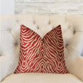 thumbnail image 2 of Plutus PBRA2292-2626-DP Oasis Vagues Rouge Coussin Décoratif de Luxe, 26 x 26 Po, 2 of 3