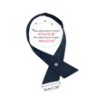 thumbnail image 4 of INSPIRE CHIC Unisex School Uniform Solid Adjustable Button Criss-Cross Bow Tie Dark Blue One Size, 4 of 6