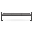 thumbnail image 4 of Gansett Reception Waiting Room 3-Seat Bench / Charcoal Steel / Light Gray, 4 of 5