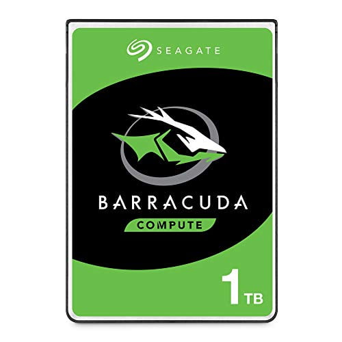 Seagate BarraCuda 1 To Disque Dur Interne HDD - 2,5 Pouces SATA 6 Gb/s 5400 Tr/min Cache 128 Mo pour PC Laptop - Emballage Sans Frustration (ST1000LM048)