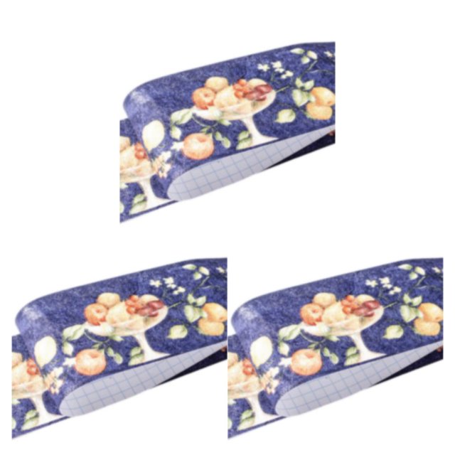 relayinert Wood Marbling SelfAdhesive Skirting Line Exquisite And Easy Maintenance And Environmentally Friendly PVC Durable blue fruit 3Set
