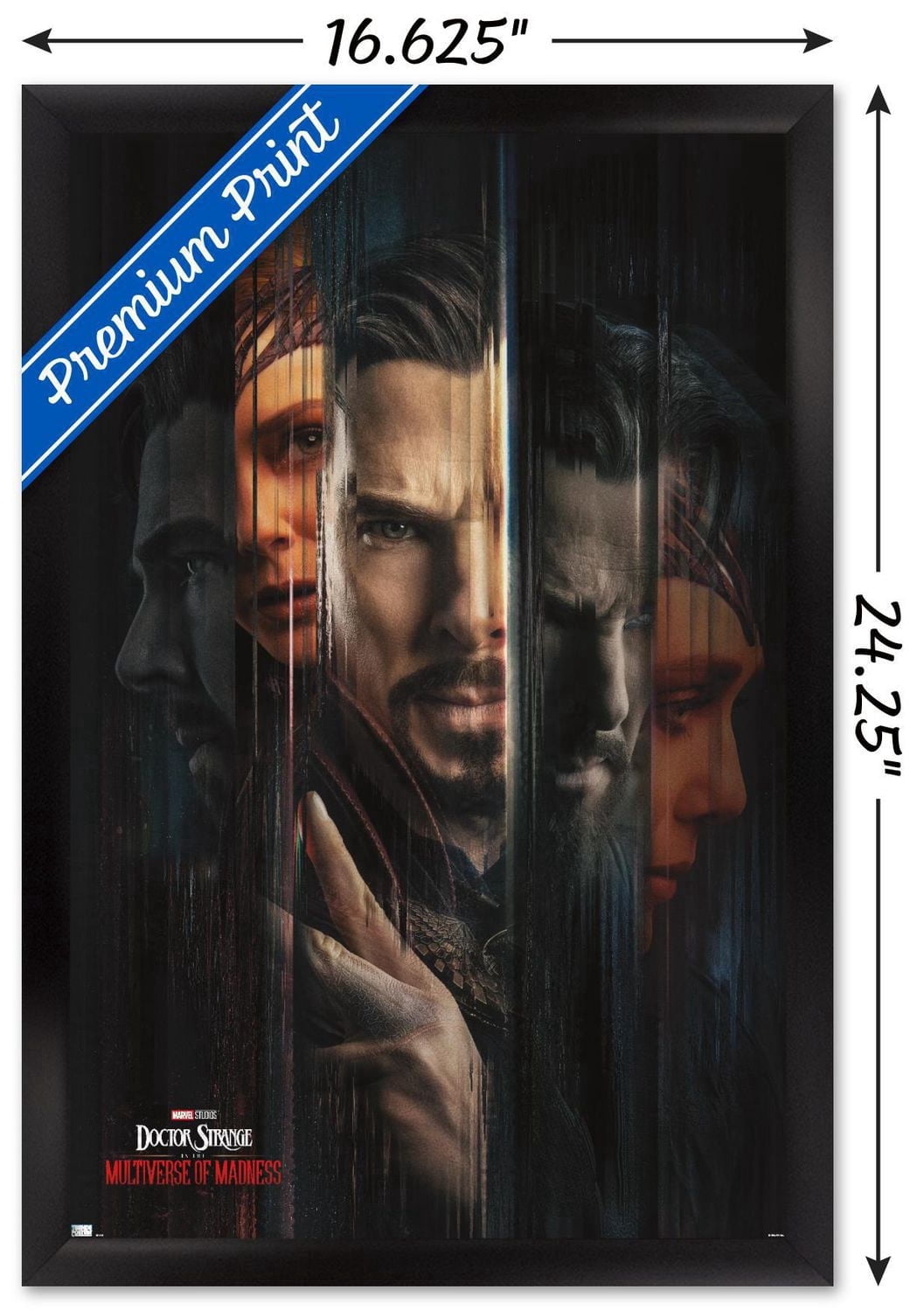Marvel Doctor Strange the Multiverse of Madness - Teaser One Sheet Wall Poster, 14.725" x 22.375"