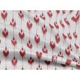 thumbnail image 5 of oneOone Rayonne Rouge Tissu Ikat Matière de Robe Tissu Imprimé Tissu au Mètre 56 Pouces de Large, 5 of 5