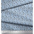 thumbnail image 2 of Soimoi Polyester Crepe Fabric Coffee Beans & Coffee Beverages Decor Fabric Printed Yard 52 Inch Wide, 2 of 3