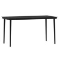 thumbnail image 3 of vidaXL 7 Piece Garden Dining Set Black, 3 of 4