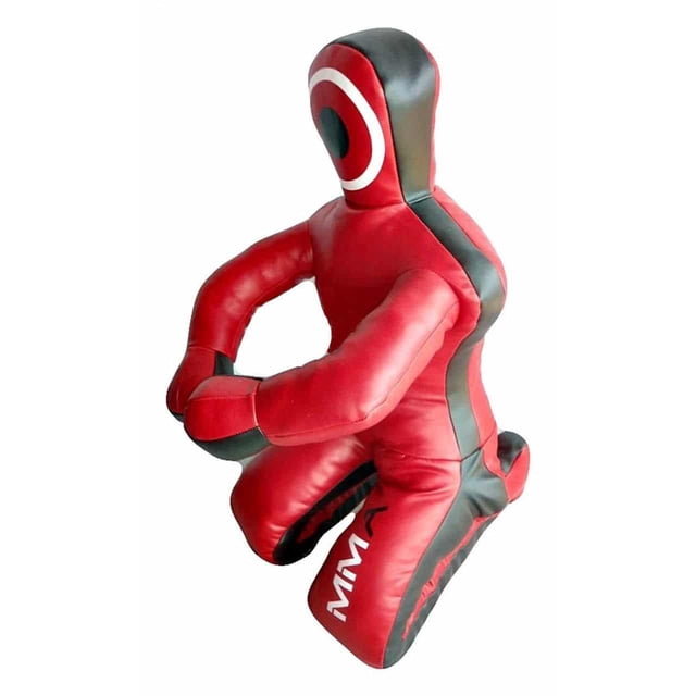 Bestzo Mannequin de Grappling Brésilien d'Arts Martiaux MMA position Assise Rouge - Non Rempli