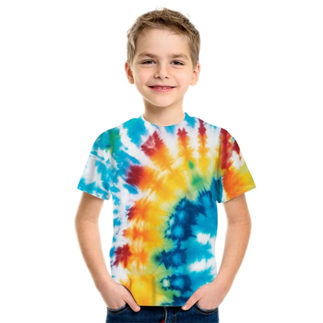 PMVFHDE T-Shirts Décontractés Imprimés pour Filles Col Rond Manches Courtes Hauts / Tenues Tunique Décontractée Blouse E-B,TP