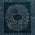 thumbnail image 1 of Ahgly Company Indoor Square Abstract Deep Teal Green Abstract Area Rugs, 4' Square, 1 of 6