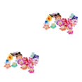 thumbnail image 2 of VONKY 20 Pieces Mixed Color Flower Polymer Beads Jewelry Clay Making Findings 15mm 2Set, 2 of 6