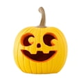 thumbnail image 1 of AKEGAMN "Halloween Resin Pumpkin Decor Cute Fall Tabletop Decorations Thanksgiving & Halloween Centerpiece Handmade Pumpkin Figurine For Home Decor" Handmade Design - Each pumpkin features intricate, 1 of 6