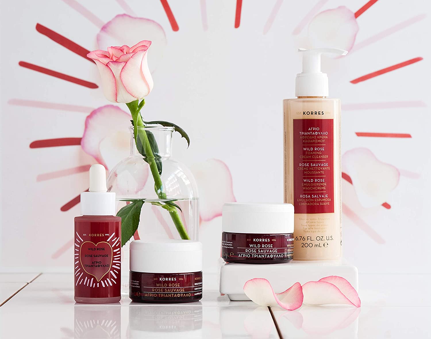 KORRES Wild Rose Foaming Cream Cleanser