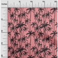 thumbnail image 2 of oneOone Velvet Pink Fabric Tropical Tree Fabric For Sewing Printed Craft Fabric By The Yard 58 Inch Wide, 2 of 4