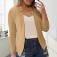 thumbnail image 1 of IMENGL Solid color casual small suit jacket, Yellow M, Size M-5XL, 1 of 5