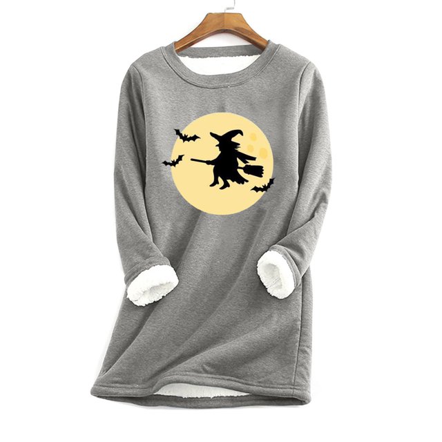 T-shirts Chemises pour Femmes Mode Décontractée Manches Longues Col Rond Blouses et Chemises Chandail pour Femmes en Liquidation