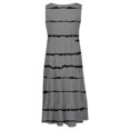 thumbnail image 4 of SMihono Robes d'Été Bohémiennes pour Femmes Grande Taille Mode Décontractée Aguichant Col Carré Imprimé Robes d'Été Sans Manches Robe Chandail, 4 of 5