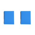thumbnail image 2 of mmirethe A4 Music Folder Elegant Secures Musical Notes Lightweight And Portable blue 2Set, 2 of 6