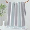 thumbnail image 1 of Striped Towel Cover 13 X 28 Inch Household Absorbent Thick Soft Towel, 1 of 6
