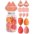 thumbnail image 1 of 12-Piece Makeup Sponge Set for Flawless Foundation Blending Soft Reusable Beauty Blenders, 1 of 8
