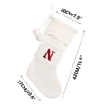 thumbnail image 3 of Knitted Hosiery Wool Hosiery Embroidered Letter Children's Candy Gift Bag Christmas Stocking Gift Bag, 3 of 4