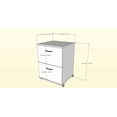 thumbnail image 2 of Nexera Essentials 2 Drawer Mobile File Cabinet #6093, 2 of 2