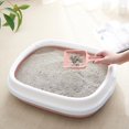 thumbnail image 3 of DOLITY Anti ing Cat Litter Box with Surrounded Top Cover Tray Sand Box Detachable Pink Large, 3 of 9