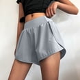 thumbnail image 5 of Timegard Athletic Shorts for Women High Waist Side Split Loose Lightweight Workout Running Shorts, 5 of 5