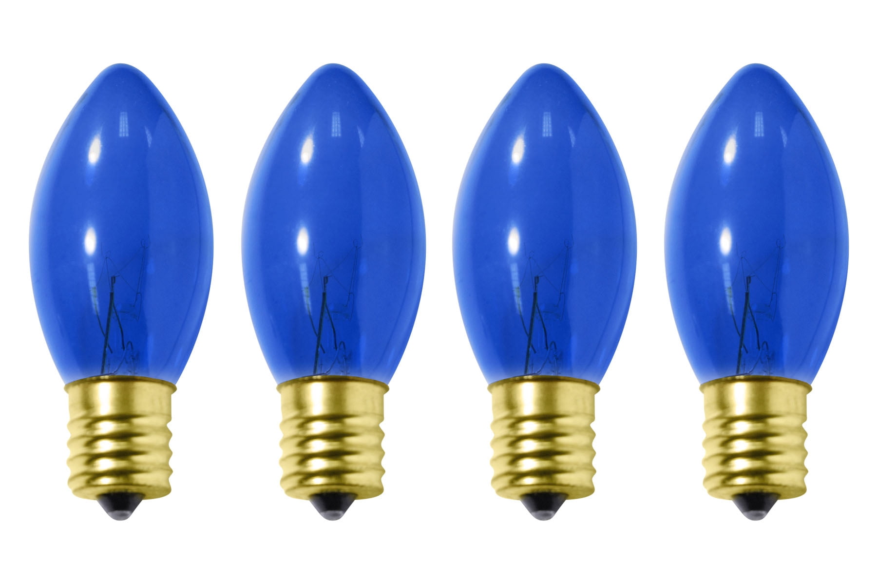 Holiday Time Pl 4Pk C9 BLU Ampoule de Remplacement