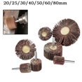 thumbnail image 2 of 20-80mm 80 Grit Sanding Flap Wheel Disc Abrasive Grinding Wheel Polishing Tool, 2 of 6