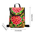 thumbnail image 3 of Amzcrzy Storage and Organization A Knapsack Ethnic Style Bag Embroidered Small Backpack Yunnan Embroidered Bag Embroidered Shoulders Bag Home Storage Organization and Storage Storage Container, 3 of 9