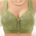 thumbnail image 3 of Cameland 3 Pack Bra for Women Bra for Seniors Front Closure Bras Wire-Free Front Button Closure Comfortable Bra, 3 of 8