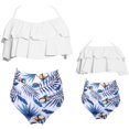 thumbnail image 1 of Girls Swimsuit High Waisted Two Pieces Bikini Set Swimwear Bathing Suits, 1 of 7