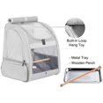 thumbnail image 5 of Halinfer Bird Backpack Carrier with Stand Perch, Parrot Travel Backpack for Hiking, Airline Approved Bird Backpack, 5 of 5