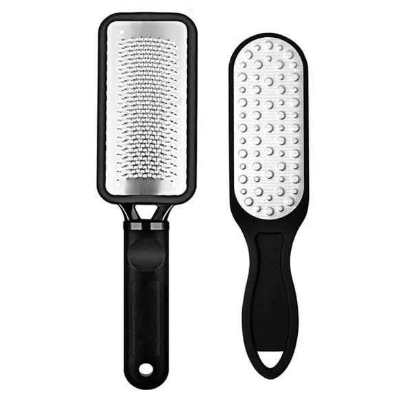 Foot File - Pedicure Tool for Men & Women Foot Care - Dead Skin Scrub Shaver & Rough Patch Eliminator Remover for Dry & Wet Toe & Feet Peel
