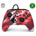 thumbnail image 1 of Manette câblée améliorée de PowerA pour Xbox Series X|S - Camouflage rouge, 1 of 9