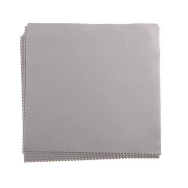 pcs pack - Glasses cleaning cloth Microfiber cleaning cloths 15x15 cm for the Gray
