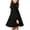 Black 1, variant on HAiming Girls Long Sleeve Dresses Smocked Christmas Loose Casual Trendy Midi Dresses Fall Going out Dresses 2-10 Years