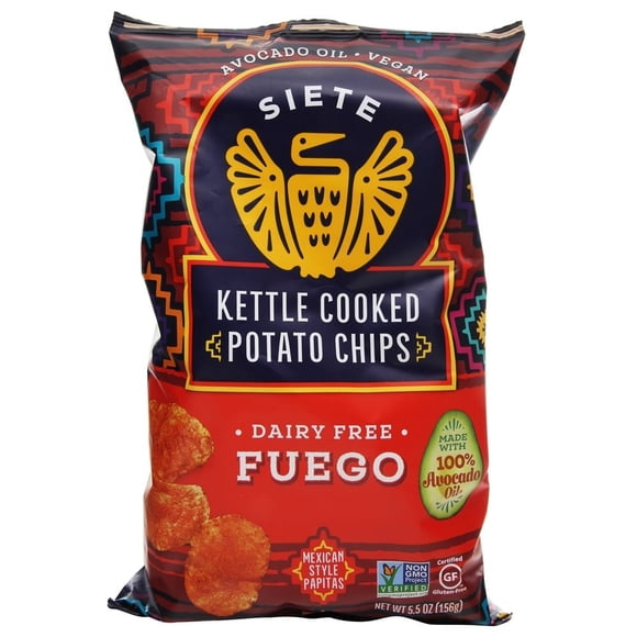 Siete - Kettle Cooked Potato Chips Fuego - 5.5 oz.