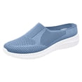 thumbnail image 4 of Mepaouo Womens Backless Sneakers Casual Slip on Mule Shoes Arch Support Walking Mesh Slide Sandals, 4 of 5