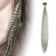 thumbnail image 2 of WIFKLSIIPG 100 Pcs 1 Paquet de Bâton d'Extension de Cheveux Plume Colorée Extension de Cheveux Brin de Cheveux Bâton de Fibre Perruque de Cheveux 13 Couleurs, 2 of 8
