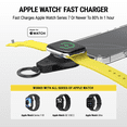 thumbnail image 2 of Scosche Awadpf-RP WatchIt KC Portable Compact Keychain Fast Charger for Apple Watch Black, 2 of 6