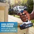 thumbnail image 2 of HART 20-Volt Cordless Impact Driver Kit, (1) 1.5Ah Lithium-Ion Battery, 2 of 7