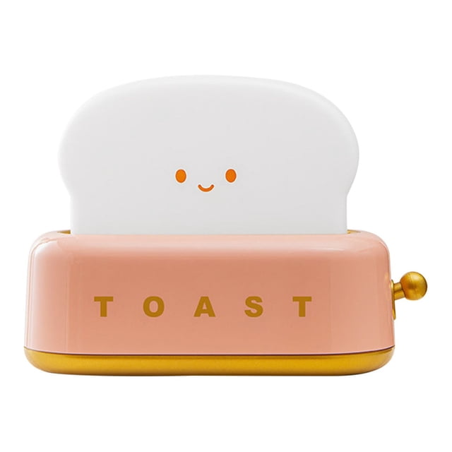 CEHVOM Toaster Night Light Gift Festive Atmosphere Lamp Bedroom Bedside With Sleep Timer Lamp Clearance