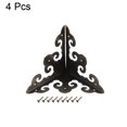 thumbnail image 3 of Unique Bargains Metal Box Corner Protectors Edge Guard Protector 65x65x65mm Bronze Tone 4 pcs, 3 of 3