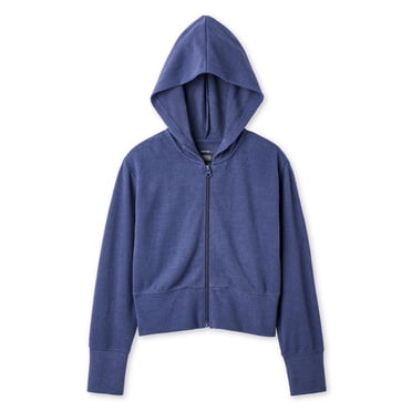 Haut à capuchon zippé sur la longueur George pour filles